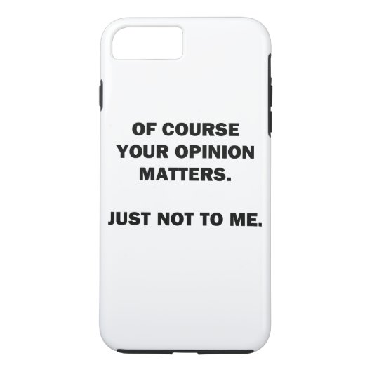 あなたの意見が大切 Case-Mate iPhoneケース (裏面)
