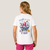 あなたの意見なんてゴミ以下です スプラッシュ Tシャツ (裏面フル)