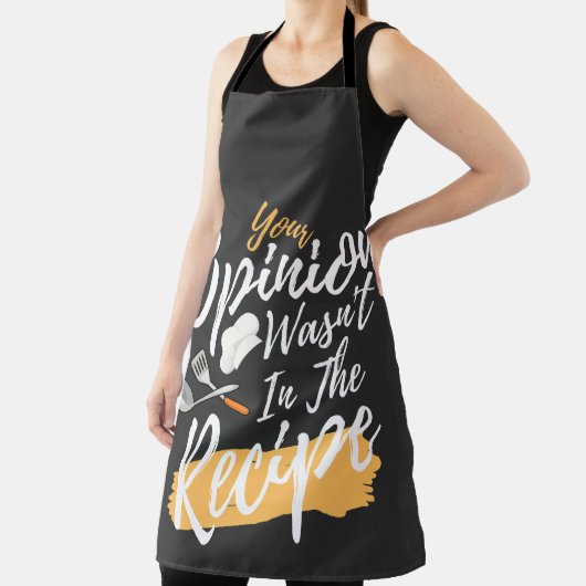 あなたの意見はレシピ料理愛好家ではなかった エプロン (インサイチュ)