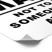 あなたの意見は重要なポスタおもしろいー ポスター (角)