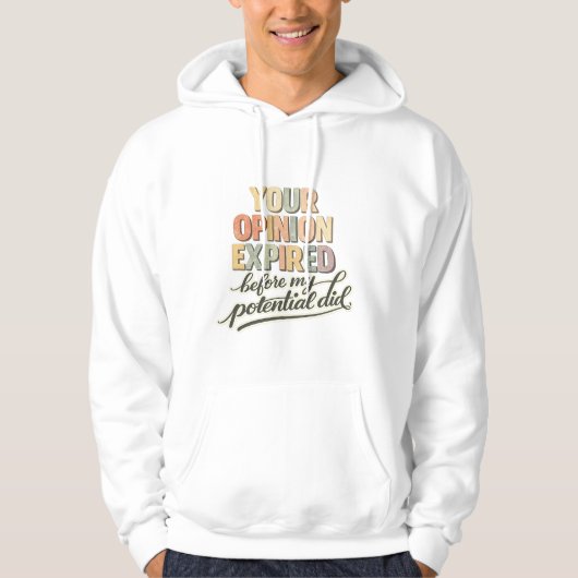 あなたの意見Tシャツ パーカ (正面)
