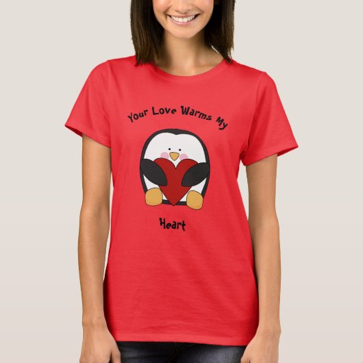 あなたの愛が心を温める Tシャツ (正面)