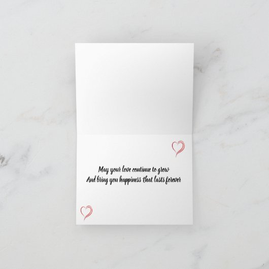 **あなたの愛が新しいWEDS**カードを成長し続けるかどうか カード (内部)