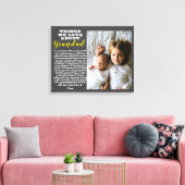 あなたの愛するすべての理由の祖父母の写真ギフト キャンバスプリント (インサイチュ (リビング))
