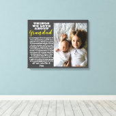 あなたの愛するすべての理由の祖父母の写真ギフト キャンバスプリント (インサイチュ (ウッドフロア))