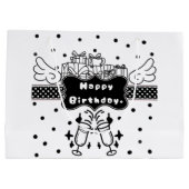 あなたの愛する人のための抱き枕。 ラージペーパーバッグ (裏面)