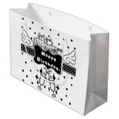 あなたの愛する人のための抱き枕。 ラージペーパーバッグ (裏面アングル)