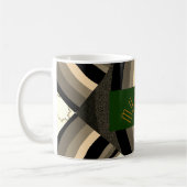 あなたの愛する者との幸せ,美しい黒,茶色, コーヒーマグカップ (左)