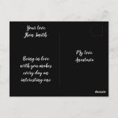 あなたの愛に感謝の気持ちを込めて ポストカード (裏面)