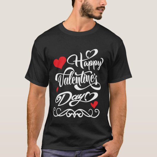 あなたの愛のための幸せなバレンタインデー Tシャツ (正面)