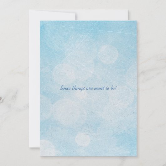 あなたの愛は私に翼-映画のポスターの結婚式--を与えます 招待状 (裏面)