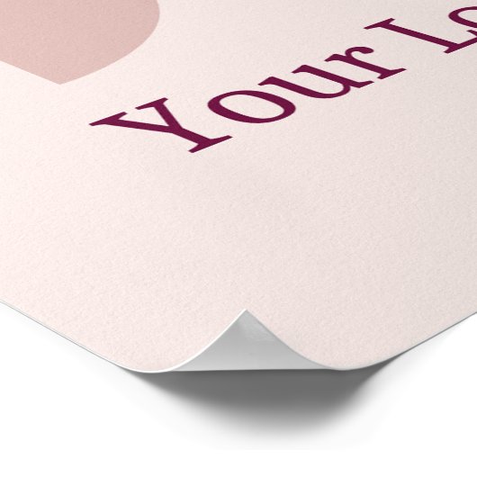 あなたの愛は私のハート開花を世紀半ばにする ポスター (角)