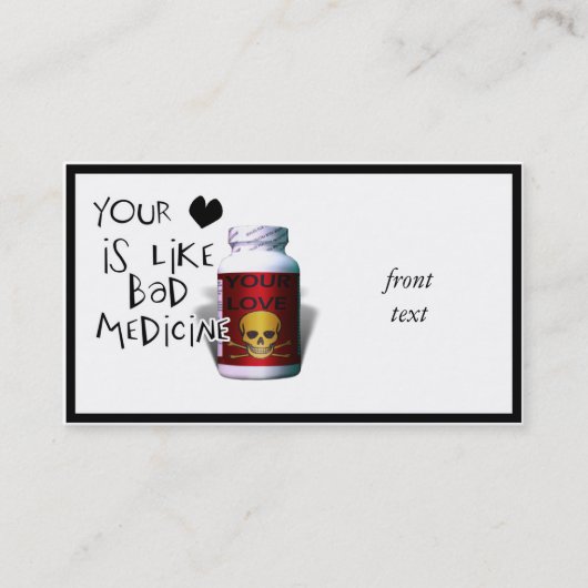 あなたの愛は….. 名刺 (正面)