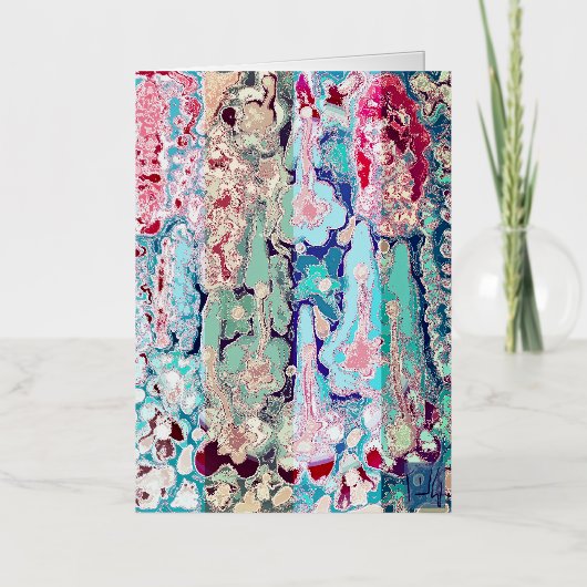 あなたの愛を明示し、投資を行うFREINDLINNES 箔グリーティングカード (正面)