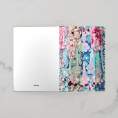 あなたの愛を明示し、投資を行うFREINDLINNES 箔グリーティングカード (外側レイダウン)