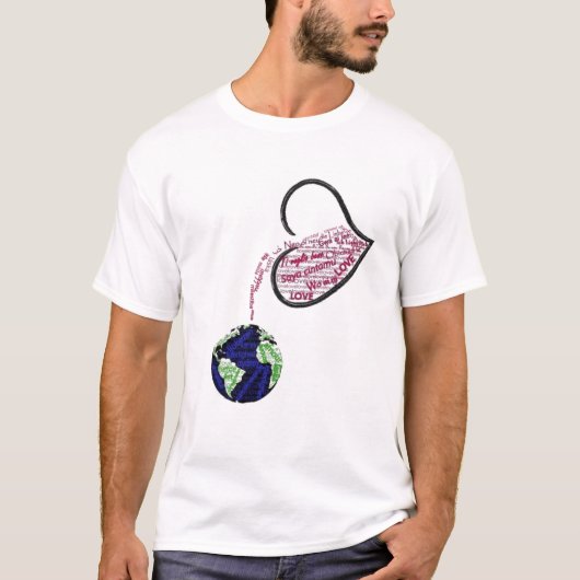 あなたの愛を注いで下さい Tシャツ (正面)