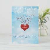 あなたの愛与え私ウイングスブライダルシャワー 招待状 (スタンド正面)