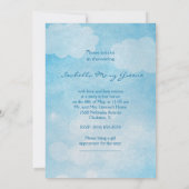 あなたの愛与え私ウイングスブライダルシャワー 招待状 (裏面)