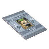 あなたの愛無条件ペット悔やみや弔慰のカスタム ノートブック (右側)