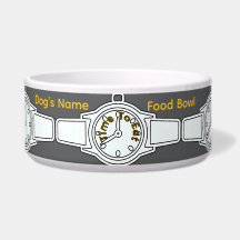 あなたの愛犬の名前の時間だよ 灰色のフードを食べる時間