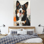 あなたの愛犬の幸せな魂 キャンバスプリント (インサイチュ (寝室))