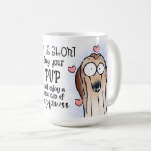 あなたの愛犬をぎゅっと コーヒーマグカップ (正面右)
