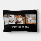 あなたの愛犬チワワカスタムア写真コラージュ文字 アクセサリーポーチ (裏面)