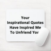 あなたの感動的引用文 マウスパッド (マウス)