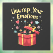 あなたの感情を解くクリスマスメンタルヘルスクリスマス ウィンドウサイン (シート3)