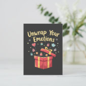 あなたの感情を解くクリスマスメンタルヘルスクリスマス 案内ポストカード (スタンド正面)