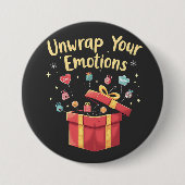 あなたの感情を解くクリスマスメンタルヘルスクリスマス 缶バッジ (正面)