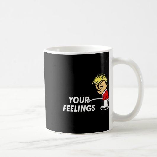あなたの感覚おもしろいに保守的なギフトProトランプ コーヒーマグカップ (右)