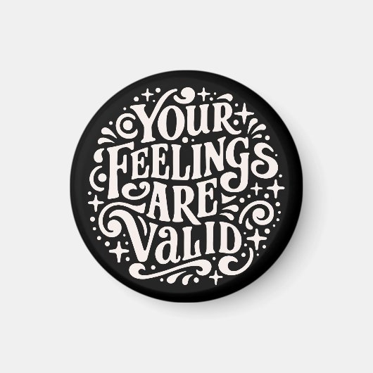 あなたの感覚は有効なメンタルヘルスサポートである マグネット (正面)