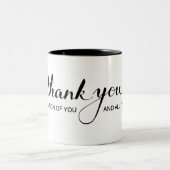 "あなたの感謝の"マグありがとう ツートーンマグカップ (中央)