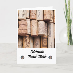 あなたの懸命の仕事に乾杯 – Labor Day Card サンキューカード