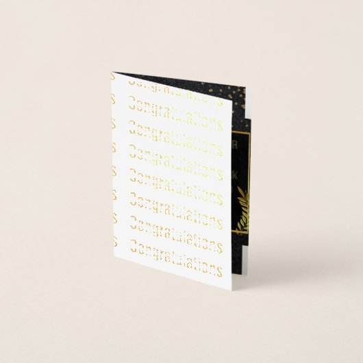 あなたの成功を祝おう 箔カード (正面)