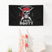 あなたの戦利海賊スカルロージを明おもしろいらかにすてきする 横断幕 (インサイチュ)