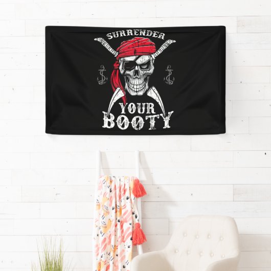 あなたの戦利海賊スカルロージを明おもしろいらかにすてきする 横断幕 (インサイチュ)