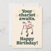 あなたの戦車は古いおもしろい誕生日を待つ シーズンカード (正面)