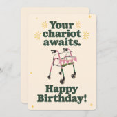 あなたの戦車は古いおもしろい誕生日を待つ シーズンカード (正面/裏面)