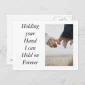 あなたの手の把握 インビテーションポストカード (正面/裏面)