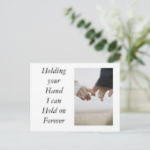 あなたの手の把握 インビテーションポストカード (スタンド正面)