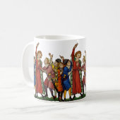 あなたの手を上げて下さい コーヒーマグカップ (正面左)