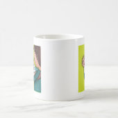 あなたの手を叩いて下さい コーヒーマグカップ (中央)