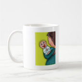 あなたの手を叩いて下さい コーヒーマグカップ (左)