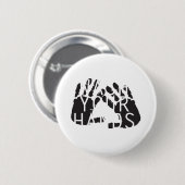 あなたの手を洗浄して下さい 缶バッジ (正面&裏面)