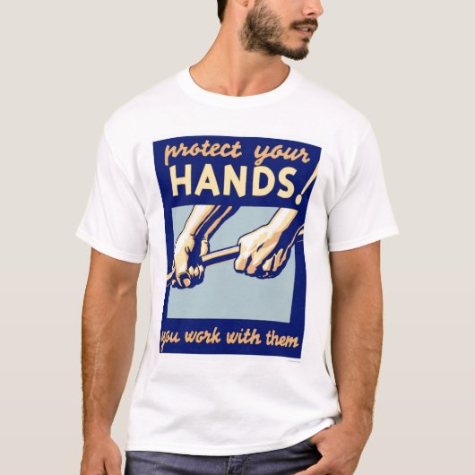 あなたの手を1936 WPA保護して下さい Tシャツ (正面)