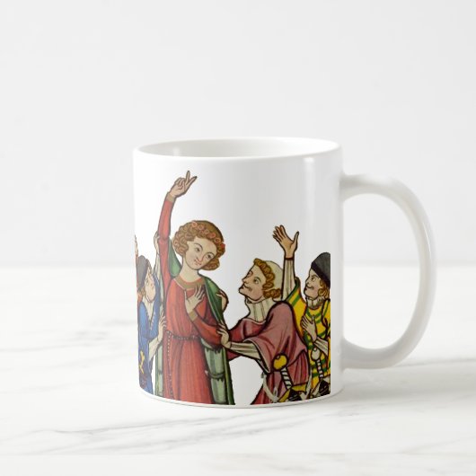 あなたの手をII上げて下さい コーヒーマグカップ (右)