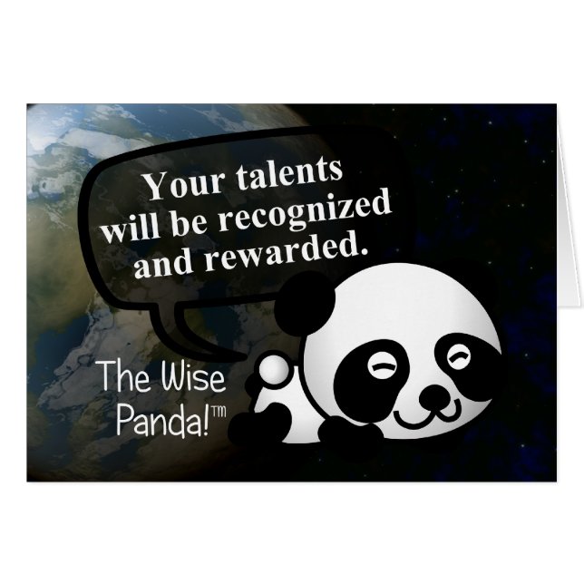 あなたの才能は確認され、報酬を与えられます (正面横)