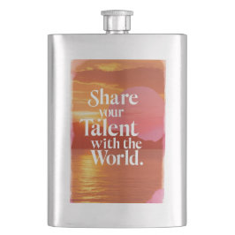 あなたの才能を世界に共有させる フラスク